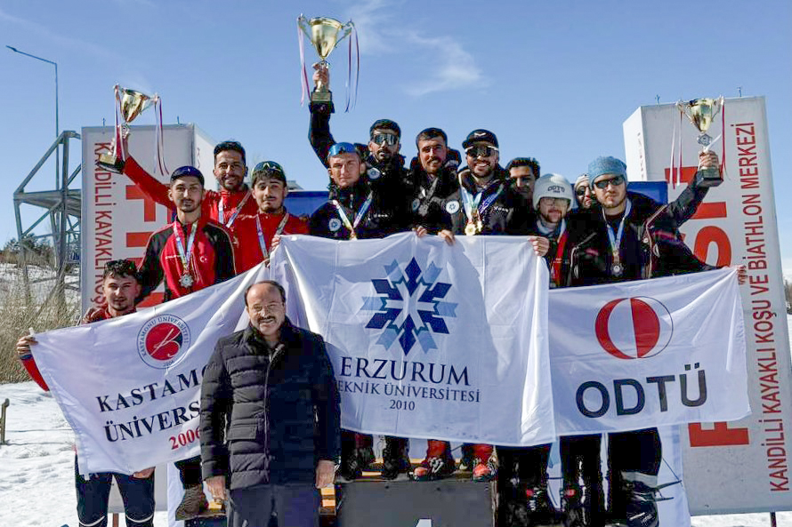 Üniversitemiz Kış Spor Oyunları’nda Türkiye İkincisi
